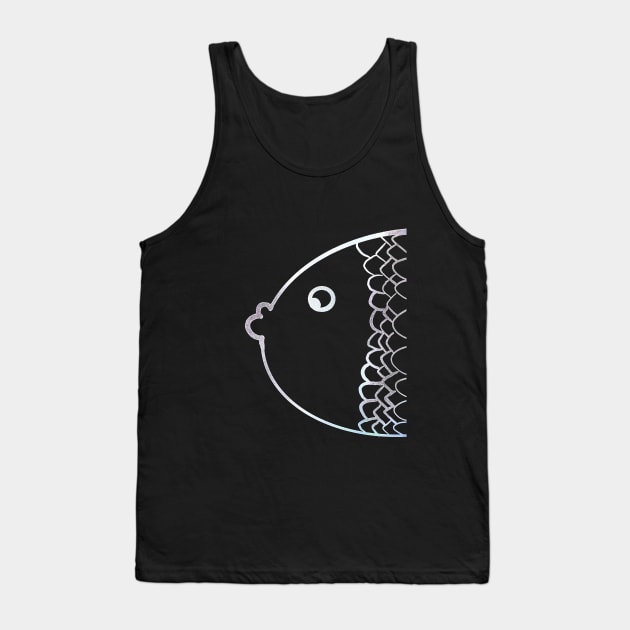 Colorful karp rainbow pink Tank Top by Uwaki